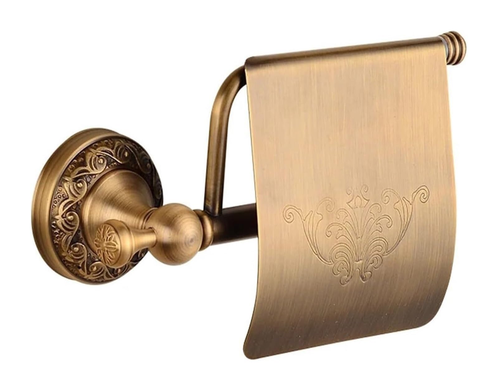 Toilet Roll Holder Wall Mounted, Brushed & Brass Toilet Paper Holder Wall For Home Renovation