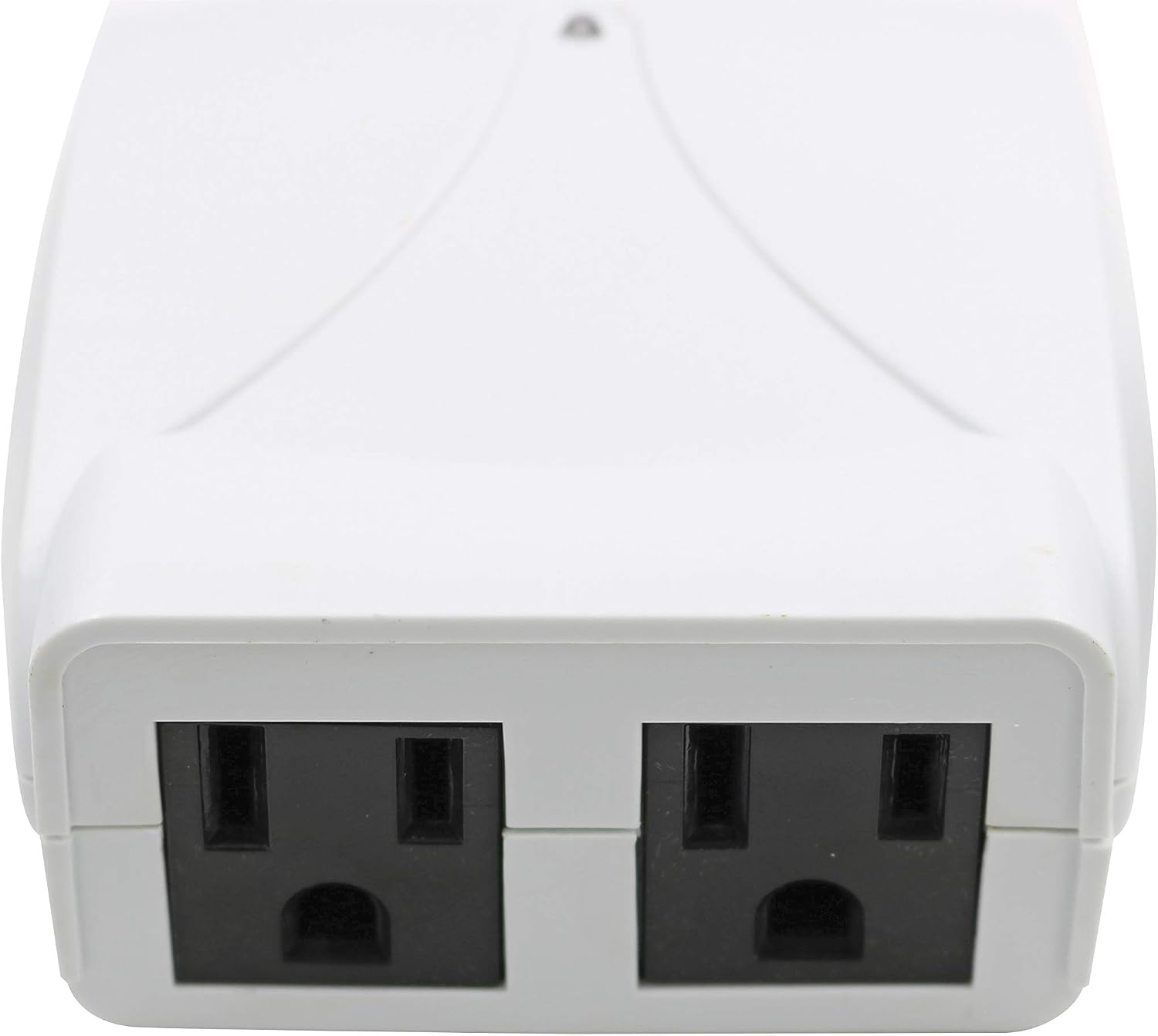 Prime Wire & Cable TNRC21 1 PK 2-Outlet Wall Tap with Remote, White