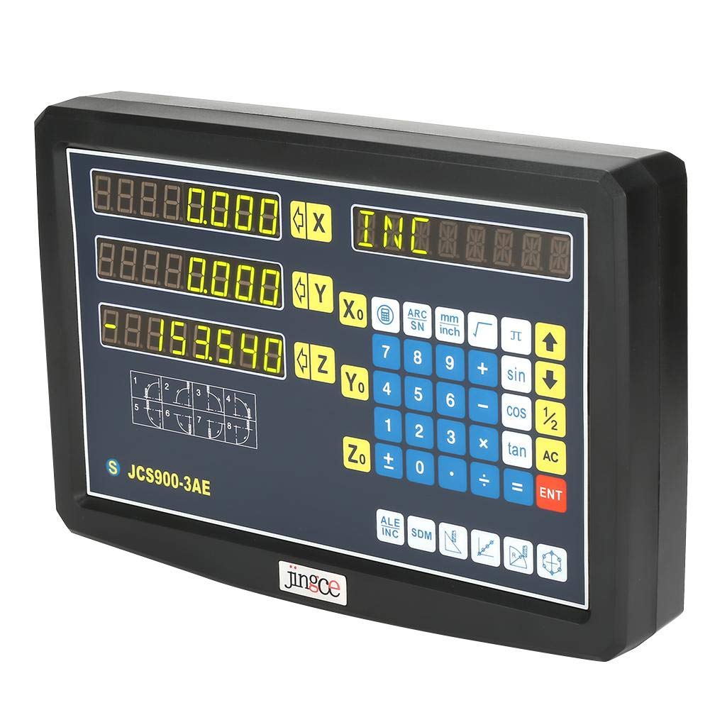 Lecture Numérique DRO JCS900-2AE/JCS900-3AE 2/3 Axes Lecture Numérique AC 110-240V pour Fraiseuse Tour(JCS900-3AE)