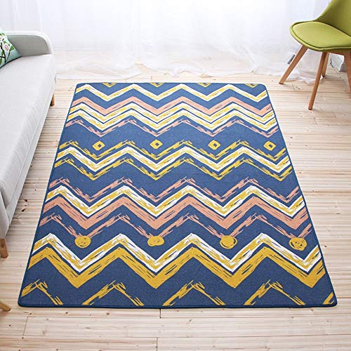 Alfombra de salón de moda minimalista con acabado textil de alta gama