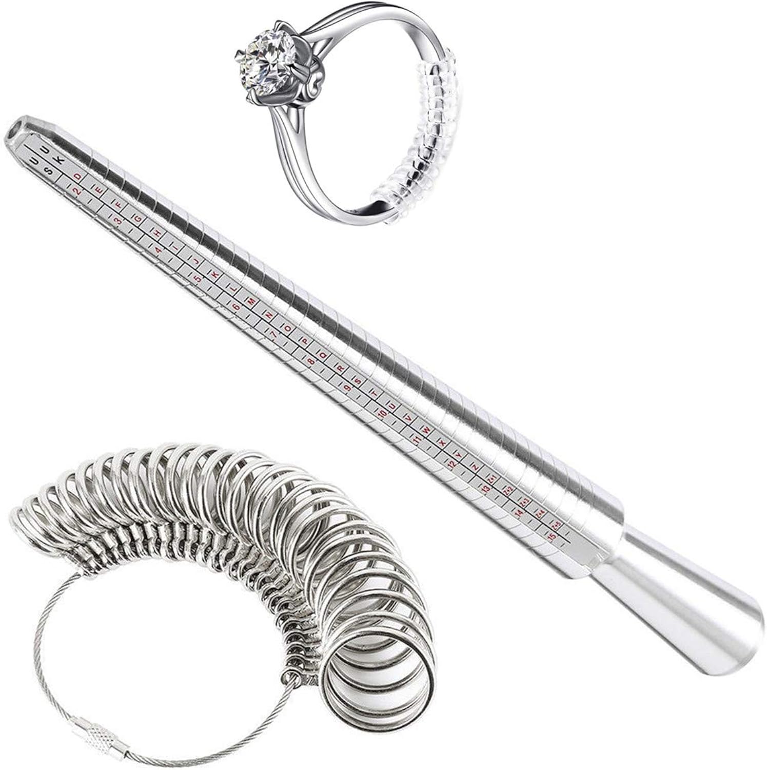 Jsdoin Ring Sizer Measurement Scales Tools for Measuring Rings