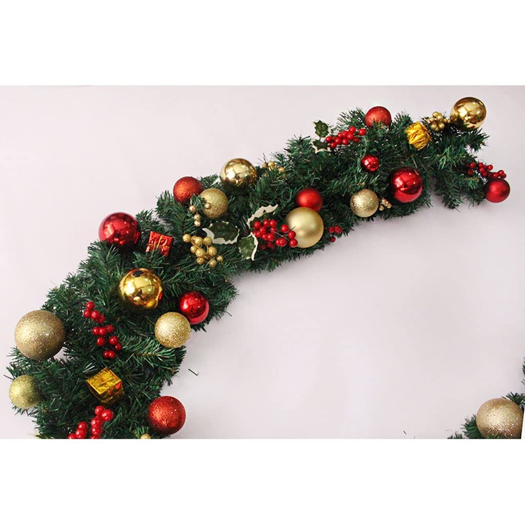 Weihnachten Girlande Künstliche Girlanden Und Weihnachtskugeln Als Kamindekoration Weihnachtsdekoration