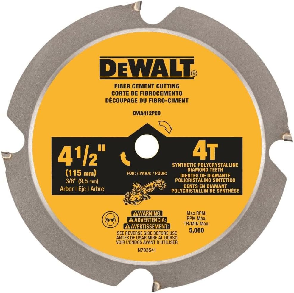 DEWALT 4-1/2IN 4T PCD SAW BLADE