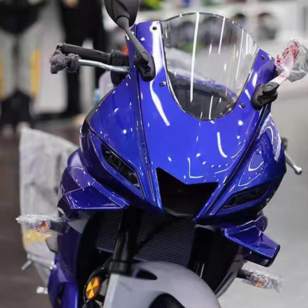 for YZF-R25 YZF-R3 R25 R3 r25 r3 2026 2025 2024 2023-2019 Accessories Wind Wing Side Wing Spoiler Motorcycle Left and Right Front aerodynamic Fairing Wind Wing Double Wind Blade Side Wing