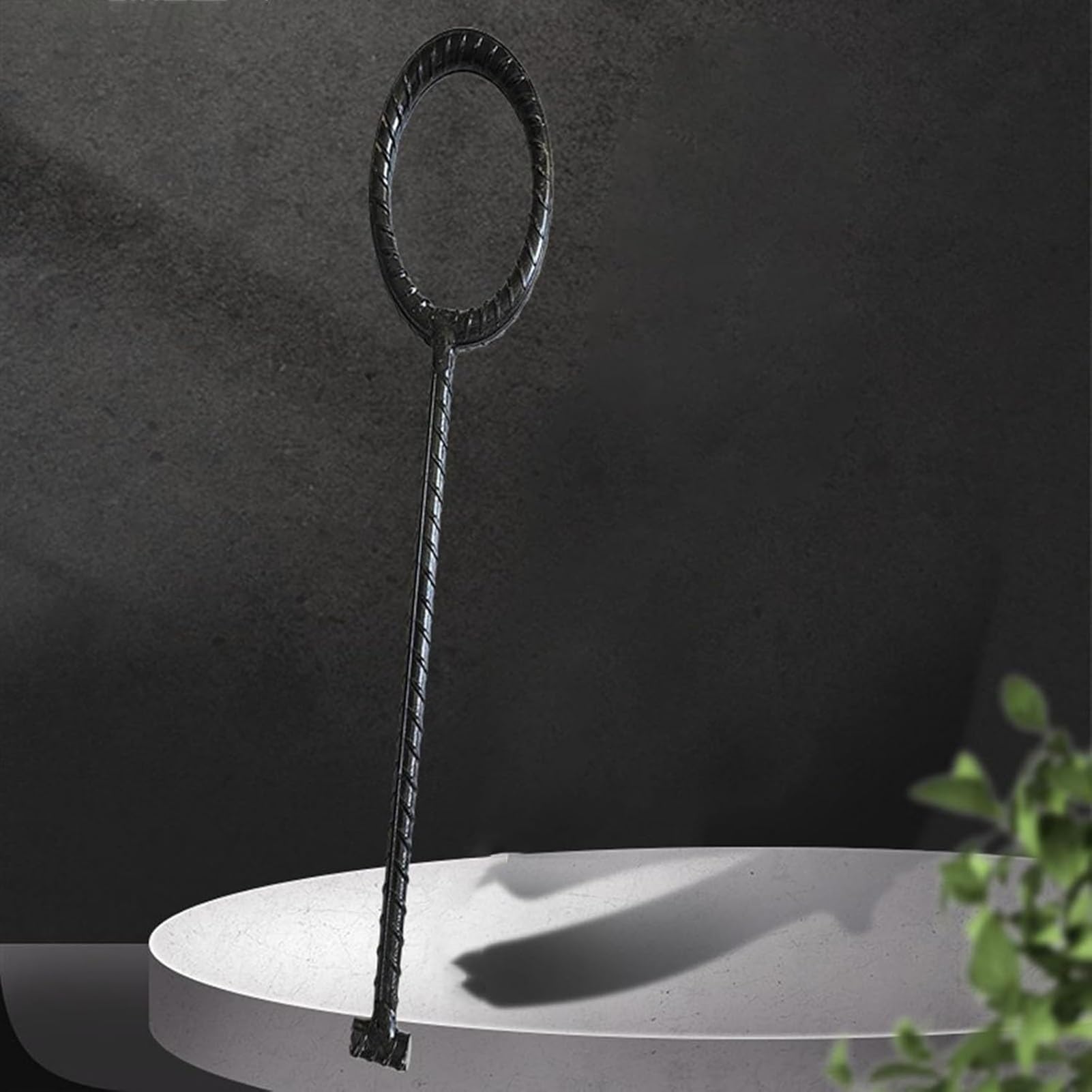 ZIMGOD Rebar Manhole Hook 30cm to 70cm Long, Versatile Drain Grate Lifting Tool for Moving, Anti Skid Cover Lifter for Pulling Sewer Cover, Easy to Use(70cm (27 1/2