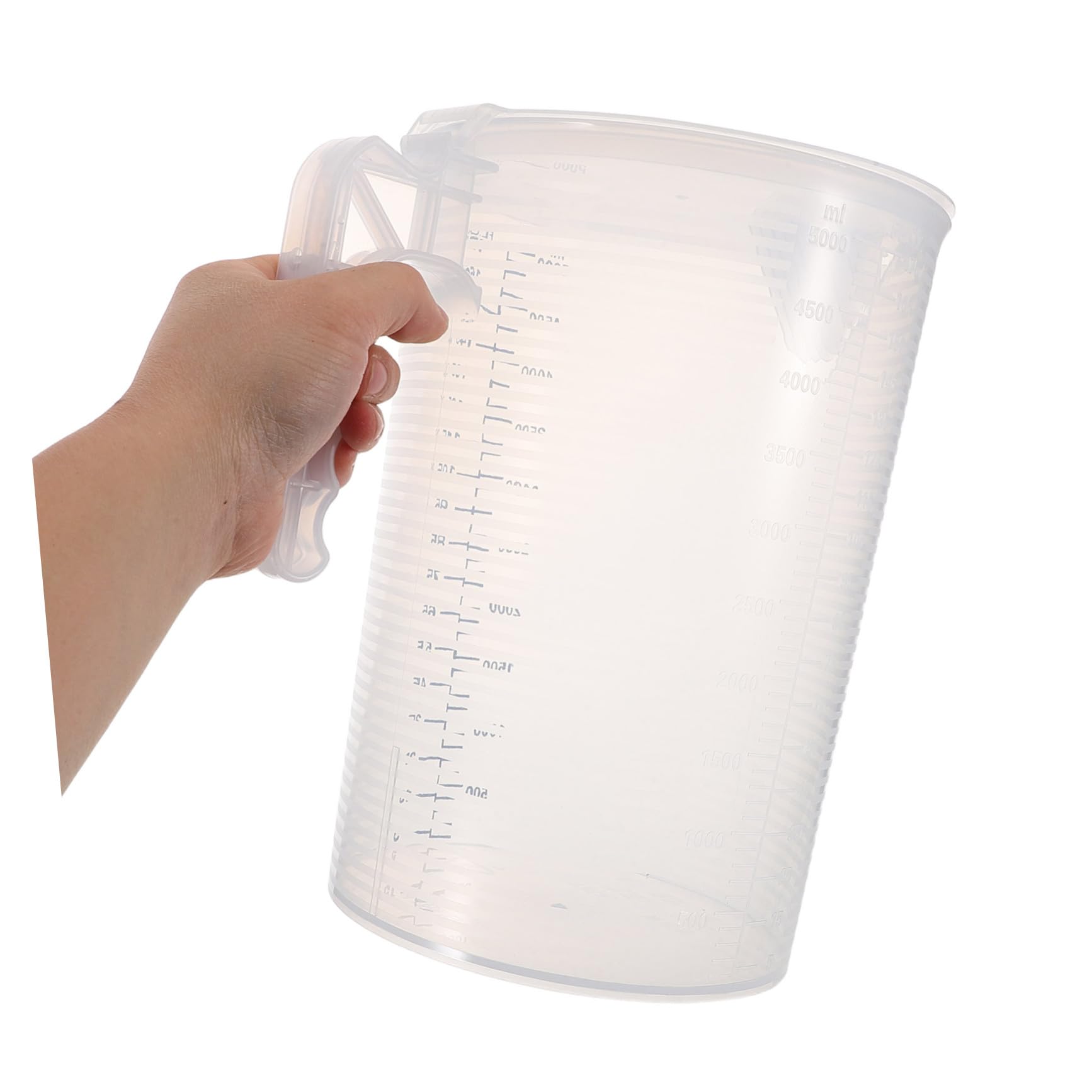 Messbecher mit Deckel mit Präziser Skala Transparent 5 L PP für Gewerbe