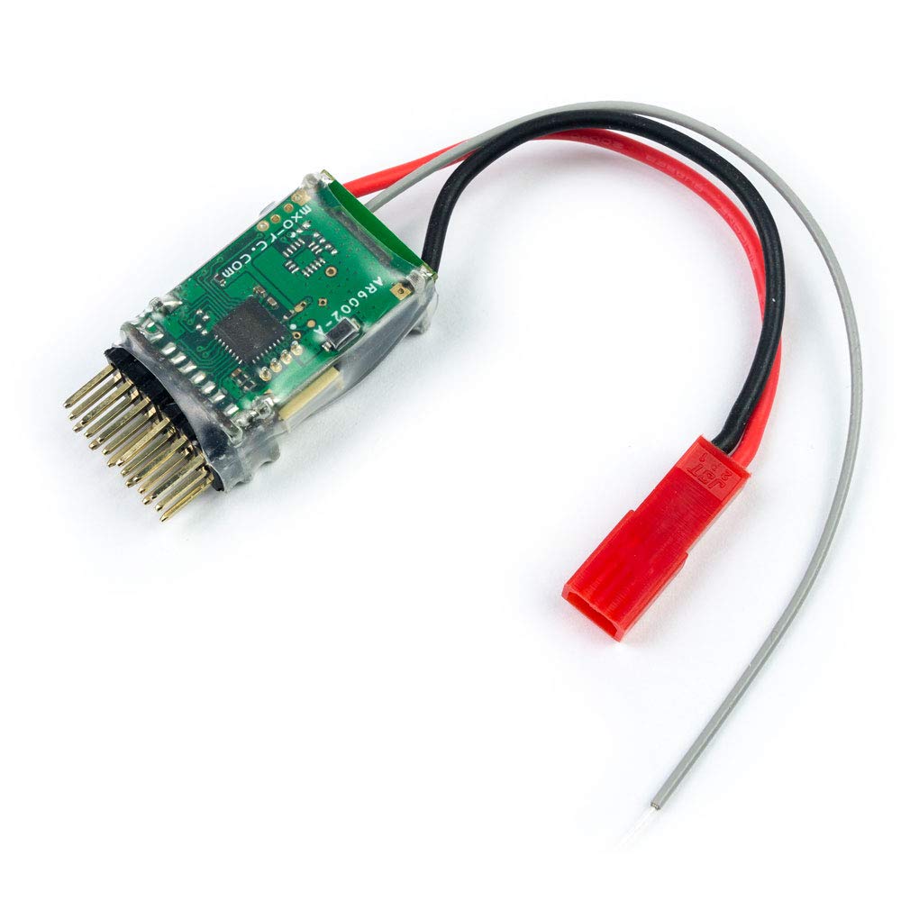 2.4G 6CH Micro Receiver RX44 Series Support Frsky D-16 ACCST-D16 protocal Built-in 15A/2-3S Brushed ESC (RX448)