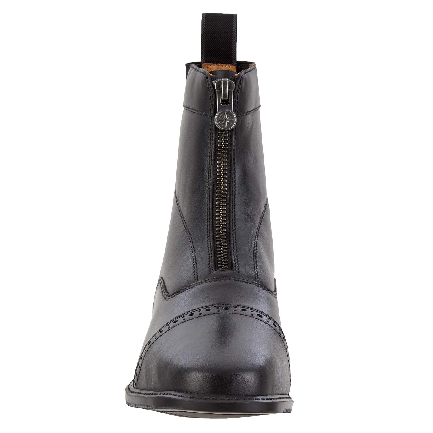 SUEDWIND FOOTWEAR »Legacy FZ« Stiefelette aus robustem Rindsleder | Reißverschluss vorne | Reit-Schlupf-Schuh mit ULTIMA-RS Gummisohle | Komfort-Innensohle | Karree-Leisten | Schwarz | Gr. 37-43