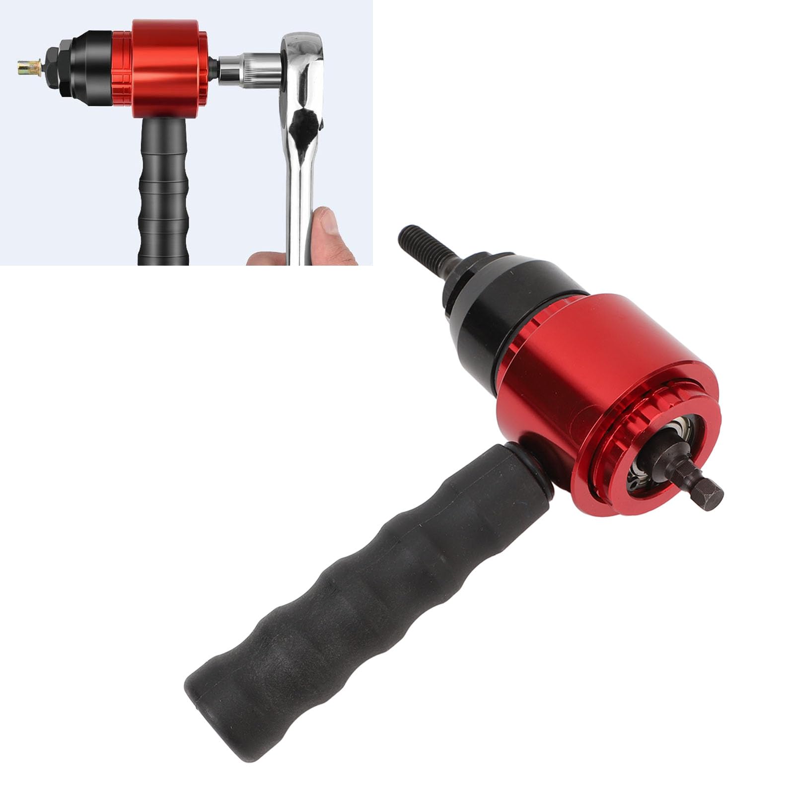Adapter do Nitonakrętek, Adapter do Nitownic Elektrycznych do Wiertarek Akumulatorowych, Zestaw Adapterów do Nitonakrętek z 5 Trzpieniami, Adapter do Nitownic Elektrycznych do