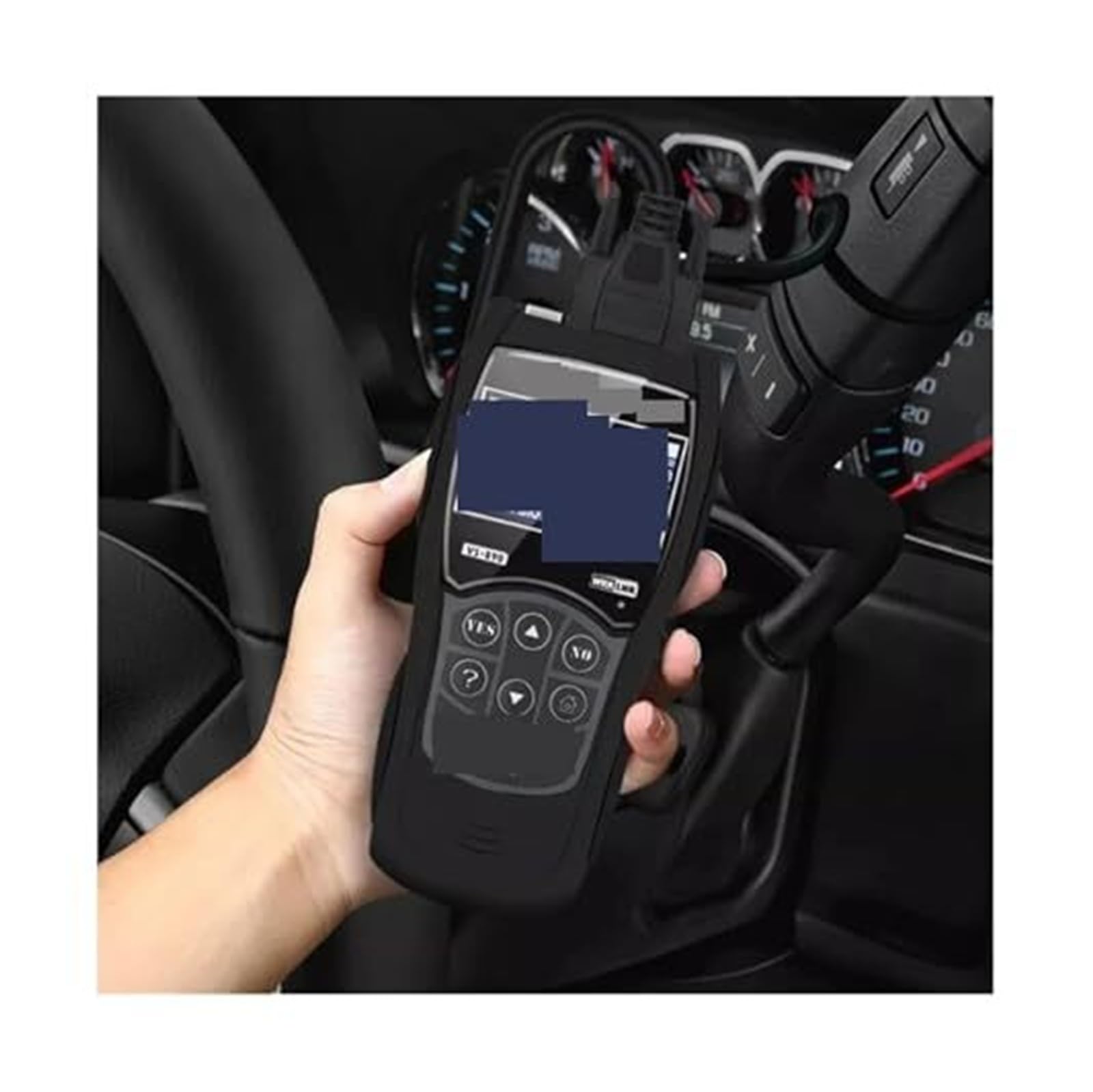 VS890 Auto-Diagnosegerät, OBD-Scanner mit mehrsprachiger Unterstützung for Autos, leichte LKWs, SUVs