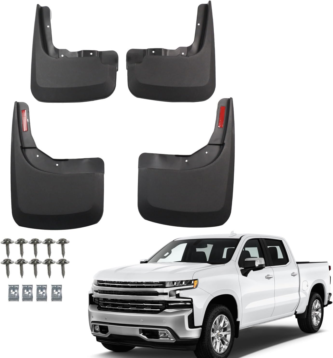 For Ford Explorer 2011 2012 2013 2014 2015 Front Rear Mud Flaps Splash Guards Mugguards Set
