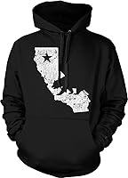 Vista 25 de Tcombo California State Map - Sudadera con capucha unisex Cali Bear