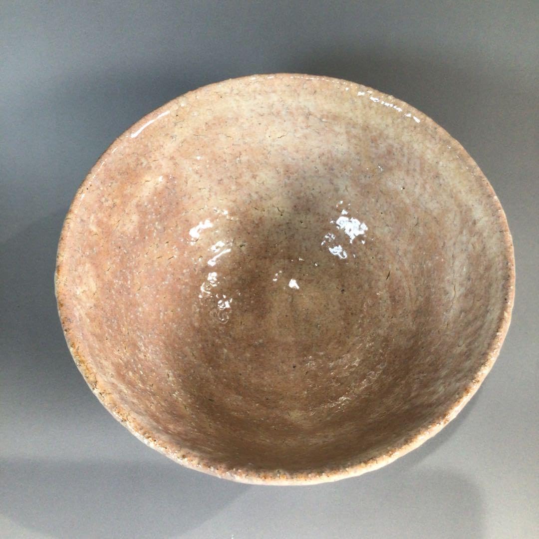 P710 茶碗 『萩焼』『味舌隆司造』『大徳寺 高橋悦道 箱書』 共箱