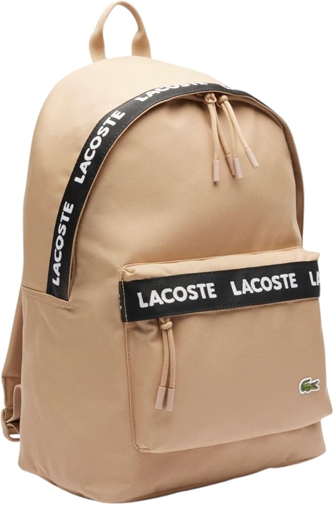 Amazon.com | Lacoste Unisex Neocroc Seasonal Backpack, Tape