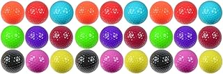 INOOMP 36 pcs indoor golf balls foam golf balls colored golf balls soft practice golf balls training golf balls limited flight golf balls training balls practice ball practicing ball