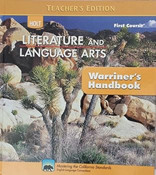 Hardcover First Course Warriner's Handbook - Teacher's Edition (HOLT Literature and Language Arts) Book