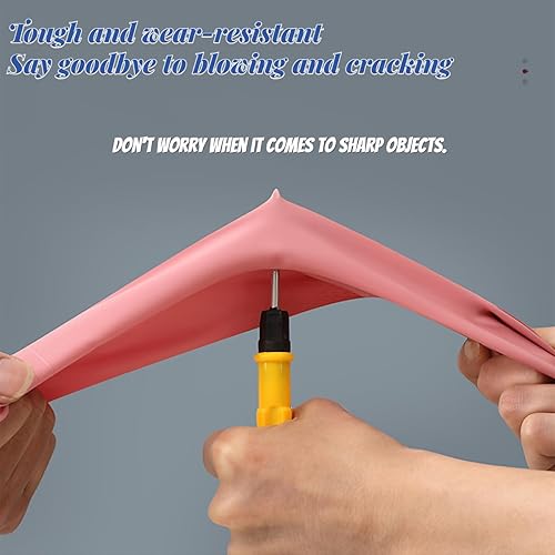 Miniatura 4 de 3 pares de guantes de goma reutilizables para limpieza del hogar con puño largo, guantes impermeables para el hogar para lavandería y cocina