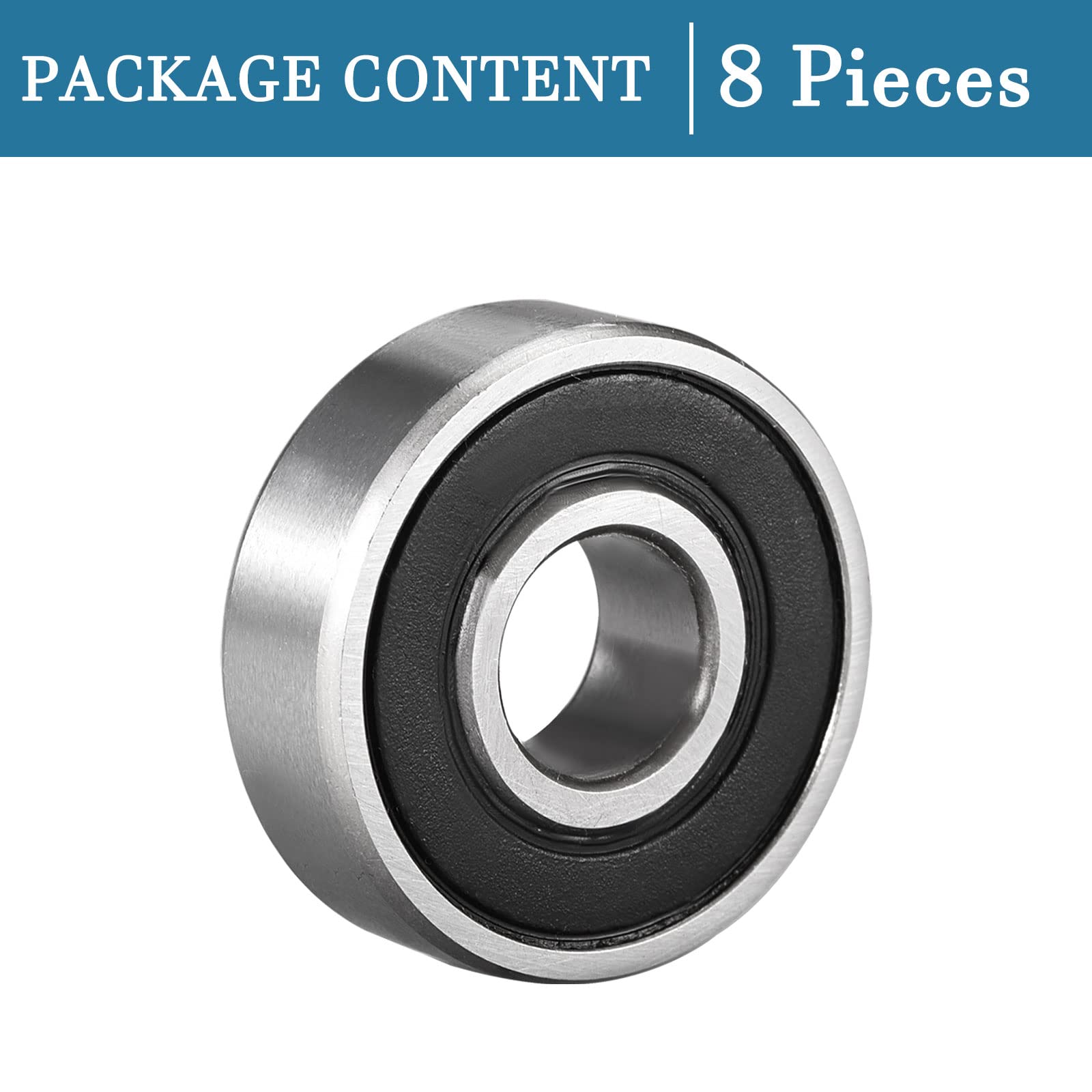 608RS Kugellager 5 Stück - 8x22x7mm Für Skateboard & Motoren