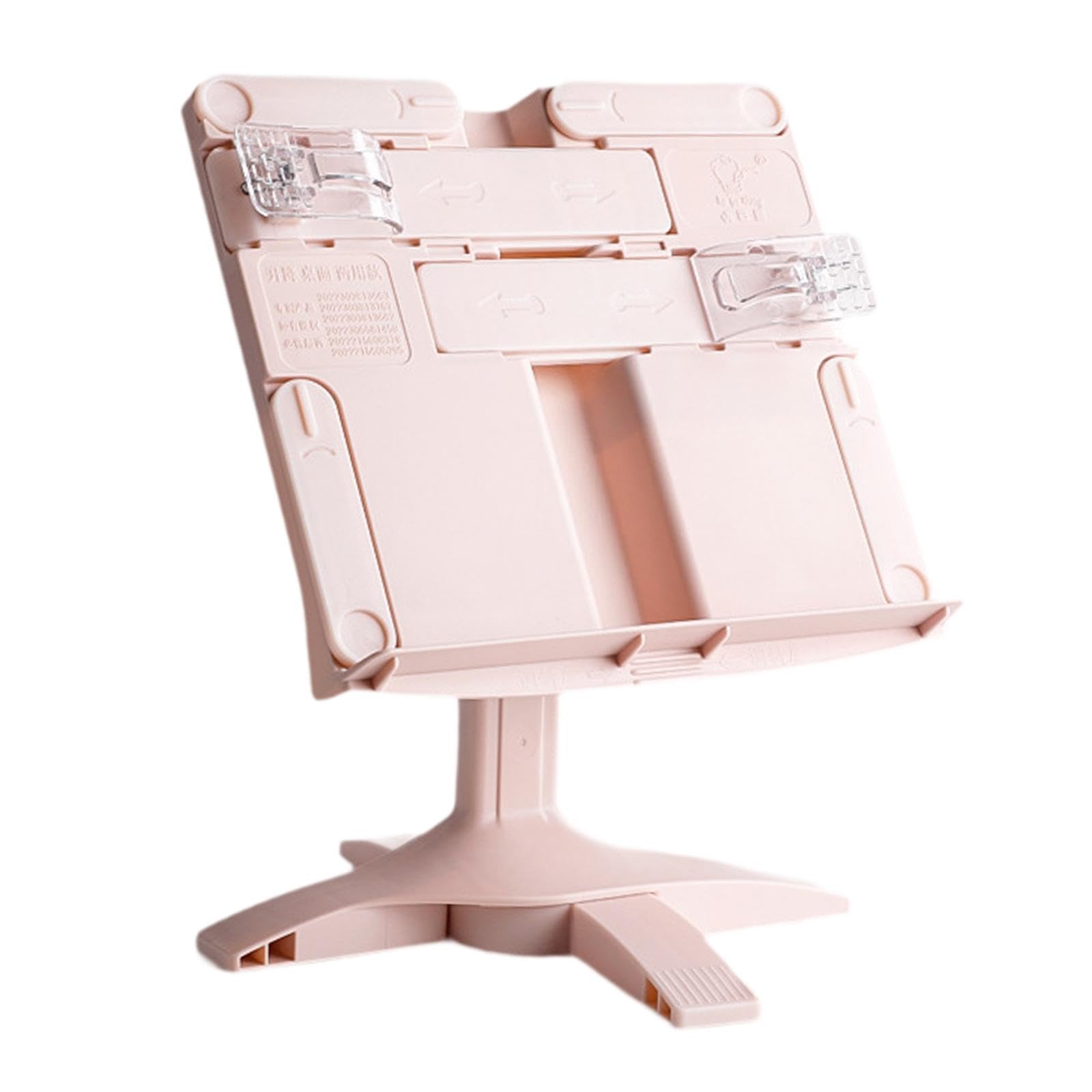 Book Stand Bookshelf Hands Free Books Holder for Kitchen Sheet Music Textbook Pink|Home & Garden | Furniture | Desks & Home Office Furniture|1 Book Stand-image-48