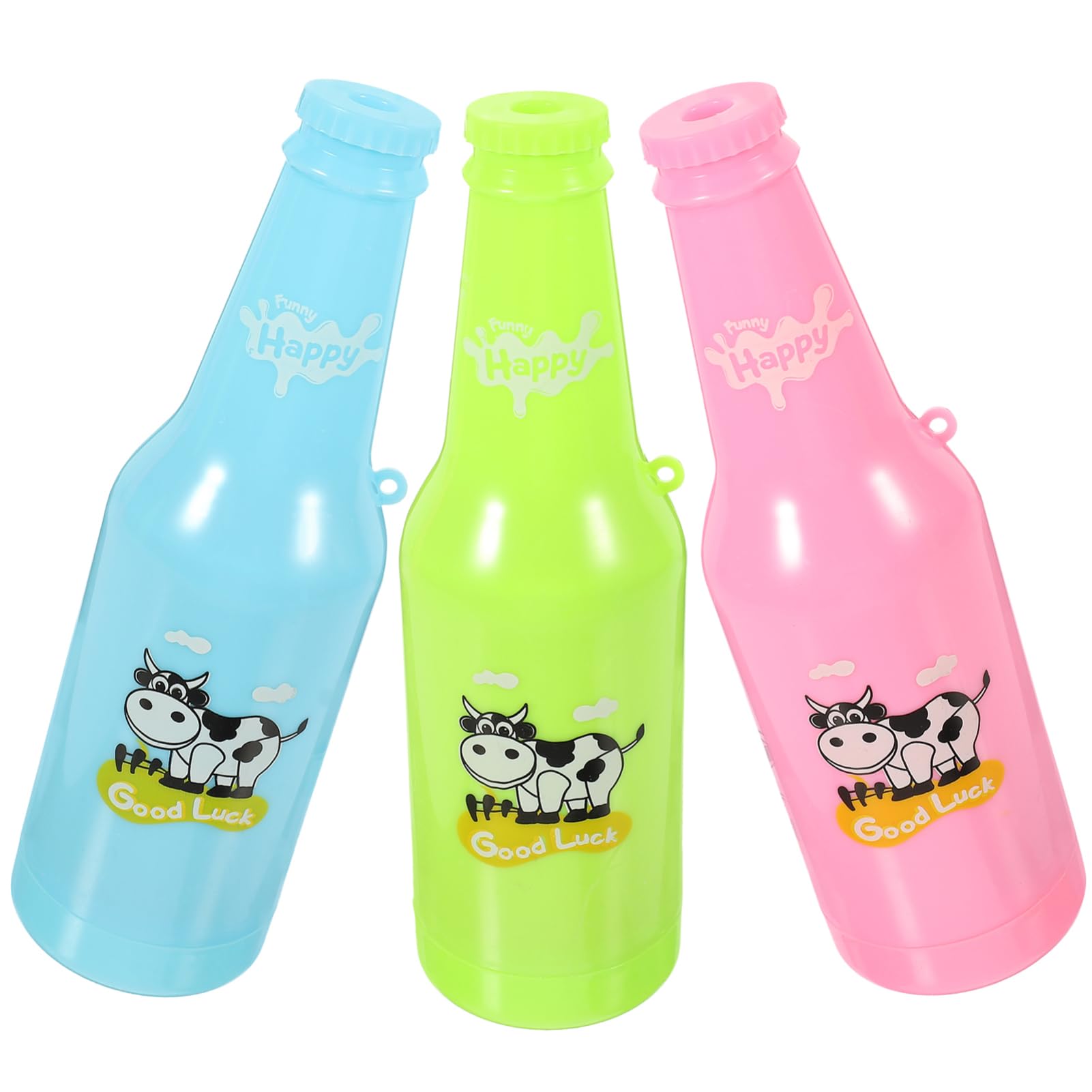 GOOHOCHY 3Pcs Cartoon Wine Bottle Trumpets Cheering Props for Fun Noise for Parties Sporting Events Celebrations and Cheerleading Contests