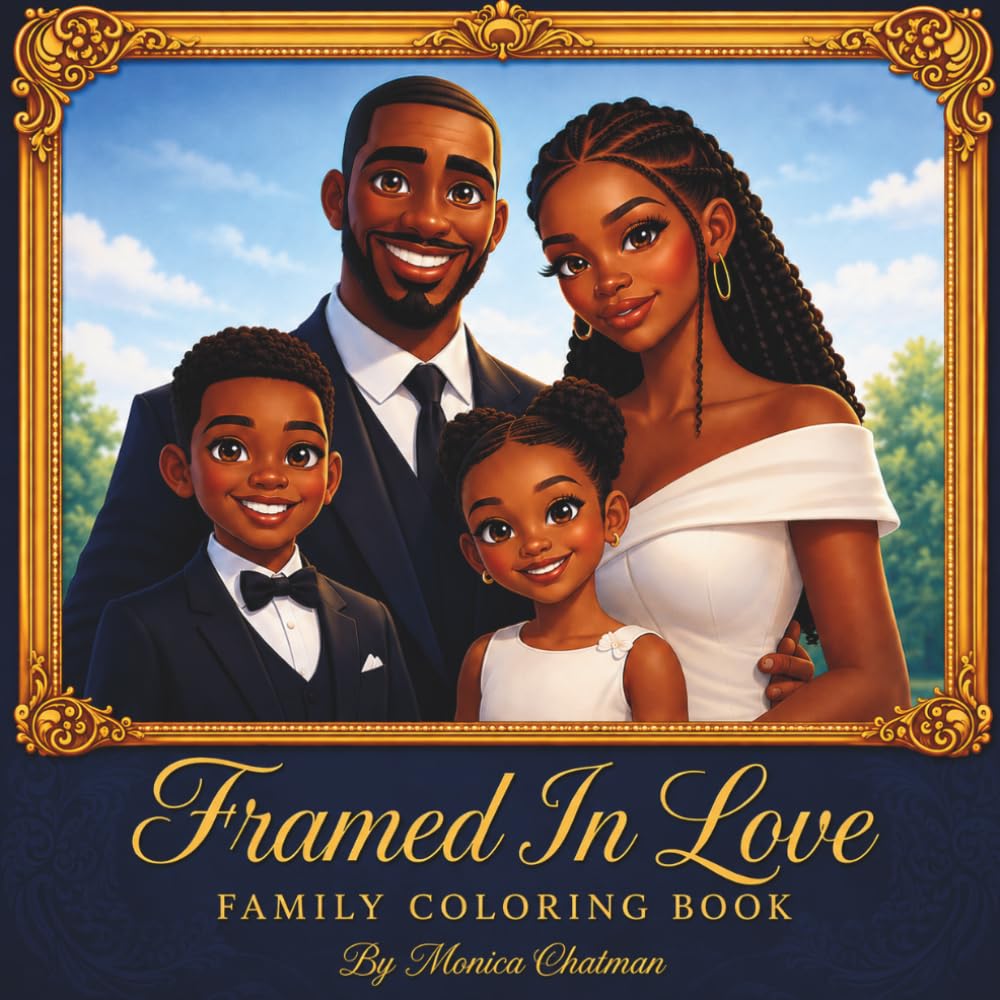 Framed in Love: A Family Portrait Coloring Book Celebrating Family, Faith & Forever Bonds Where Every Page Tells a Story of Love