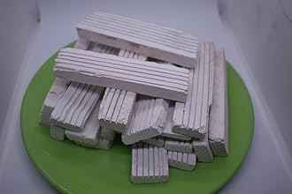 Grooved white slate pencils