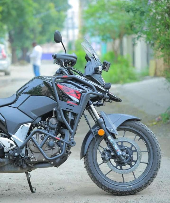 Image of AG Star Bike Crash Guard (Single Slider) (AGS000101) Suzuki V Strom SX 250