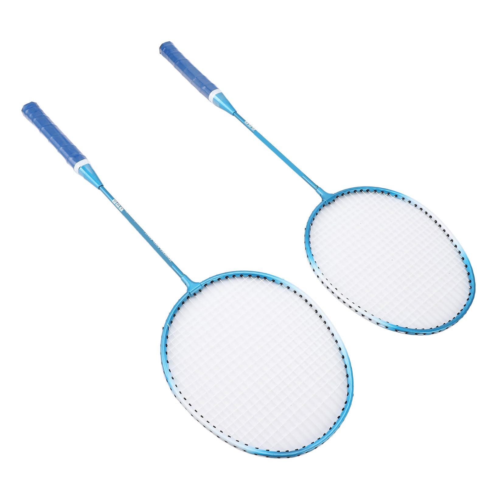 AMONIDA Set da Badminton Ad Alta elasticità con 2 Racchette e 3 Volani per il Gioco Casual, Perfetto per Principianti e Adulti, Design in Lega di Ferro