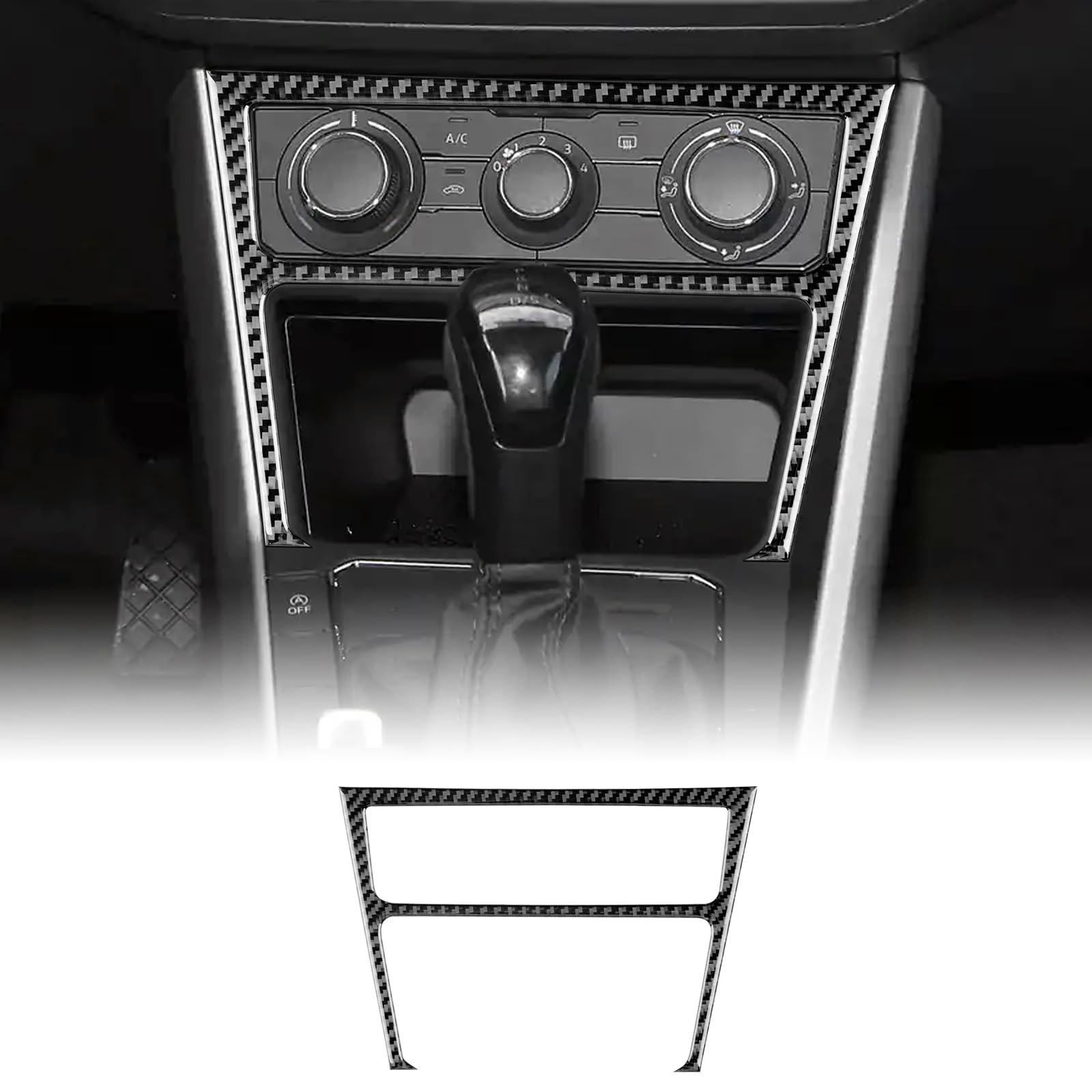 Console centrale VW Polo 2018-2026 accessoires intérieur habillage tableau de bord