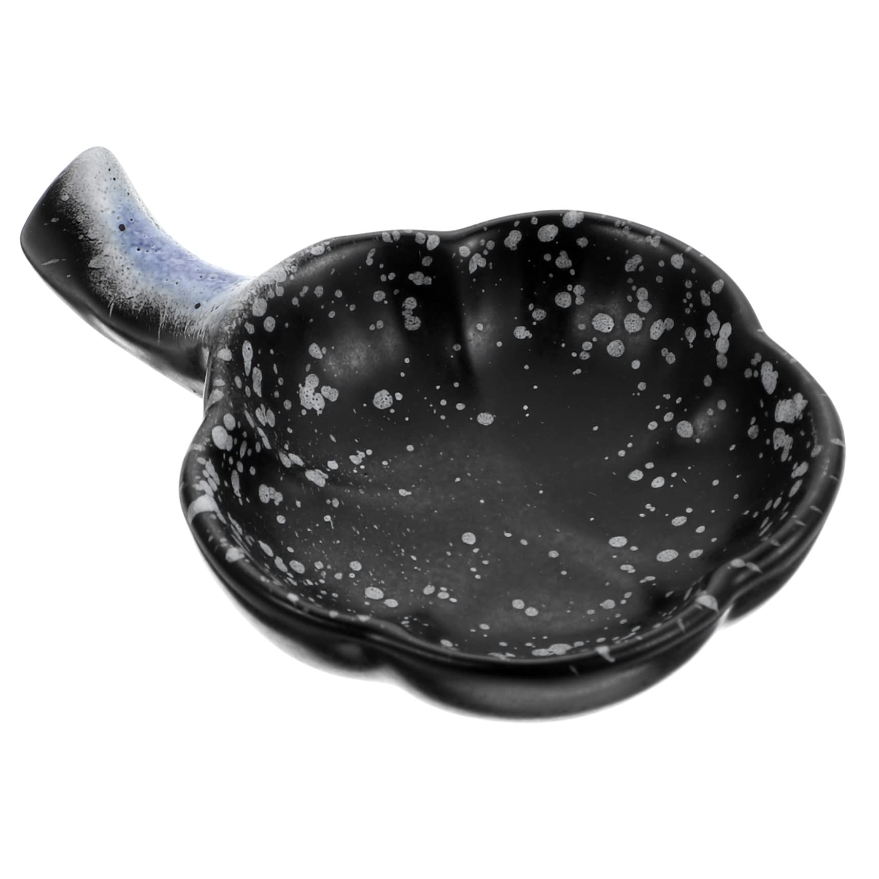 SOLUSTRE 1pc Ceramic Sauce Dish Plate Seasoning Holder for Side Dishes Simple Easy to Clean