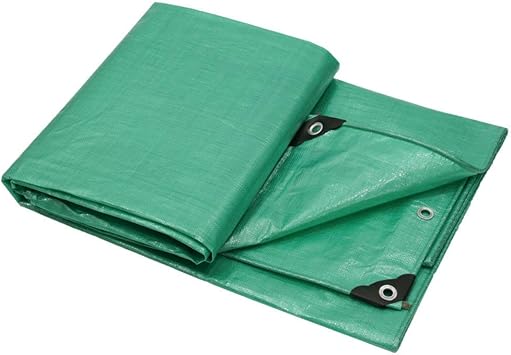 Tarp Tarpaulin Waterproof Heavy Duty - Home & Garde Green Tarp Sheet - Premium Quality Cover Made of 160 g/m2 Polyethylene and Double Laminated metre Tarpaulin-Available in a Variety of
