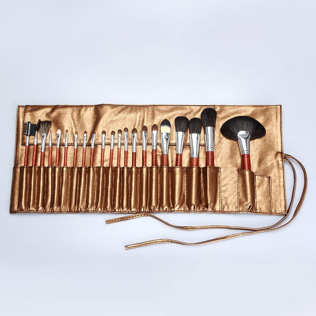 21 brochas de Maquillaje, brocha for Sombra de Ojos, brocha for Polvos Sueltos, Herramientas de Maquillaje, Juego Completo de Maquillaje