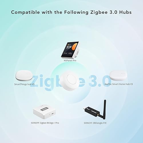 Miniatura 5 de SONOFF Interruptor Zigbee, botón inalámbrico SNZB-01P, soporta crear escenas inteligentes, activa los dispositivos conectados en la aplicación