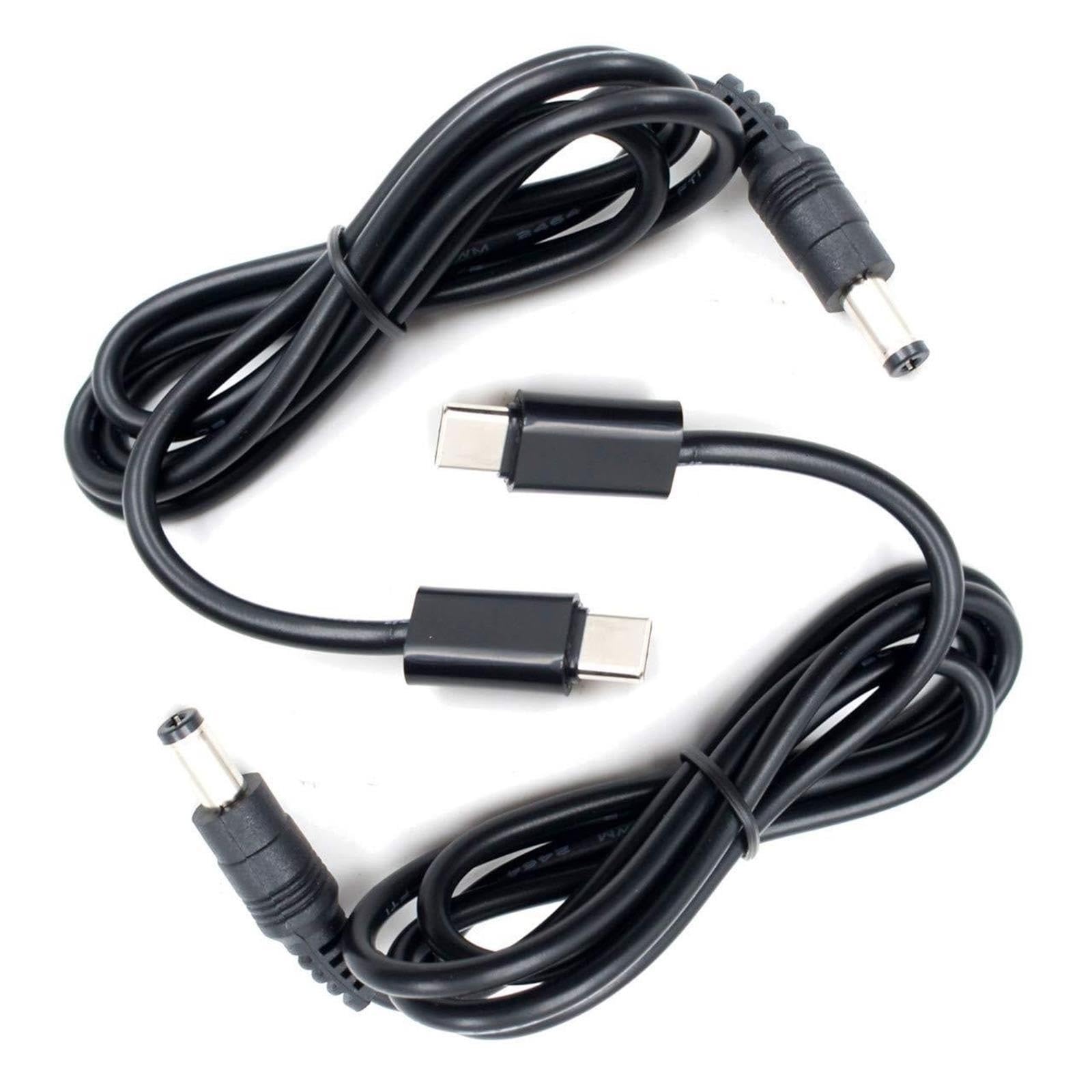 Cavo da USB C a CC da 5,5 x 2,1 mm, 3 piedi, 12 V PD Trigger 5 A