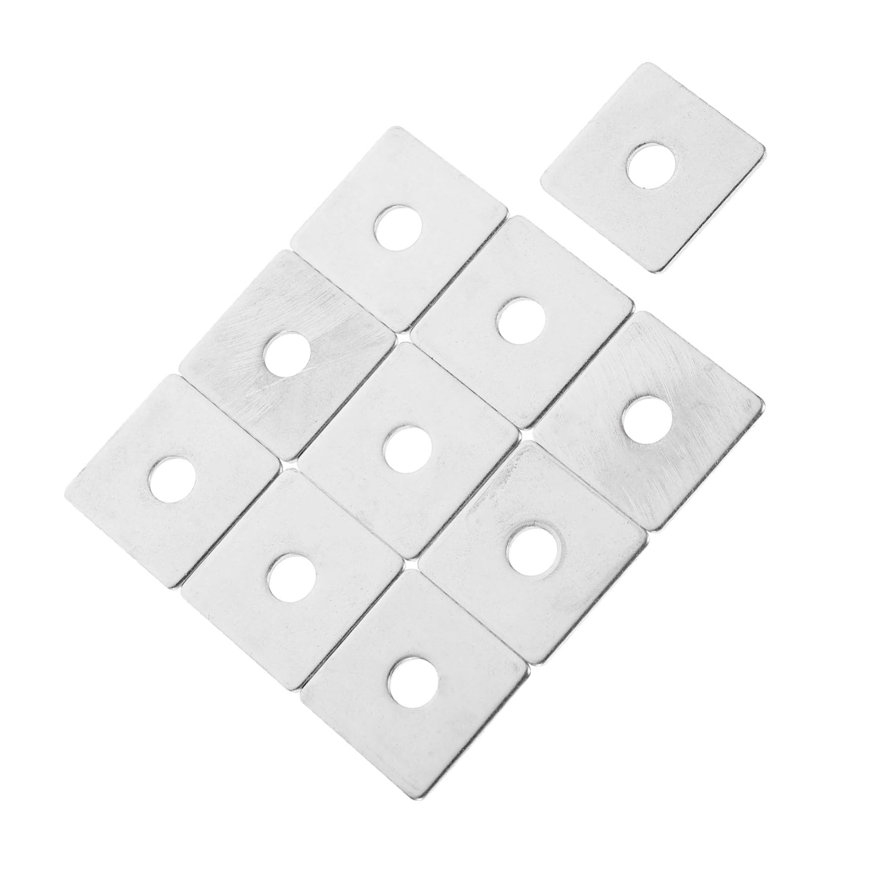 NAMOARLY Flat Square Washers 10pcs Steel Square Washers for Automotive Home and Industrial Use