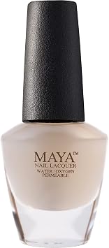MAYA Nail Lacquer Matte Top Coat. Breathable, Made in the USA, and "9-FREE"