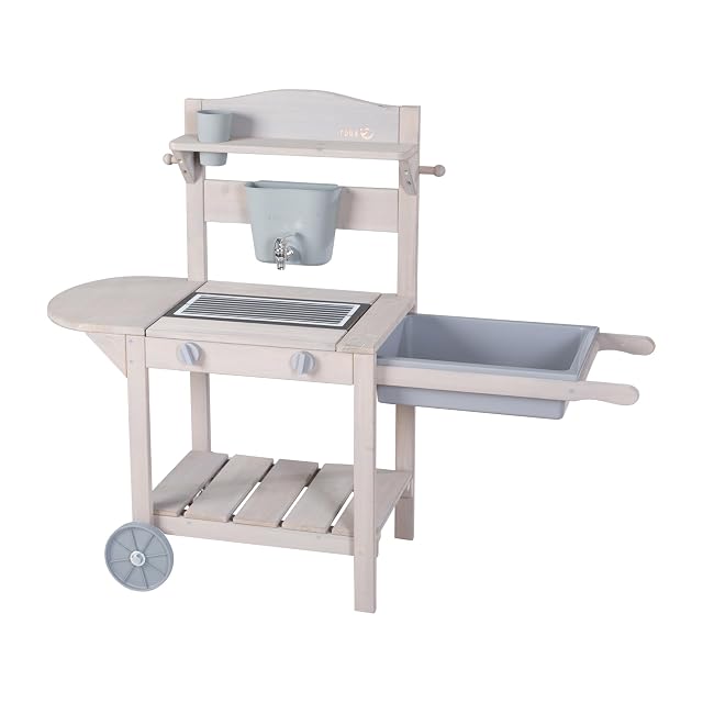roba Cocina Móvil de Barro BBQ para Niños - Madera Certificada FSC