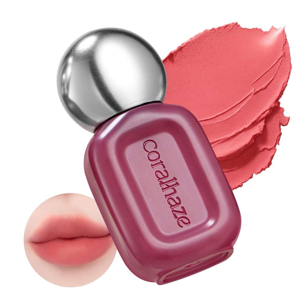 CORALHAZE Bare Velvet Tint #303 Guava Coral 3g, Soft Matte Lip Tint, Creamy Tinted Lip Stain, Velvet Burring Tint, Long Lasting High Pigment, Weightless, 24H Hydration, Lip Makeup, Korean Beauty 303 Guava Coral 0.11 Ounce (Pack of 1)