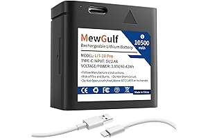 10500mAh LIT-10 MewGulf Replacement Battery for Cellular Trail Camera Compatible for SPYPIONT