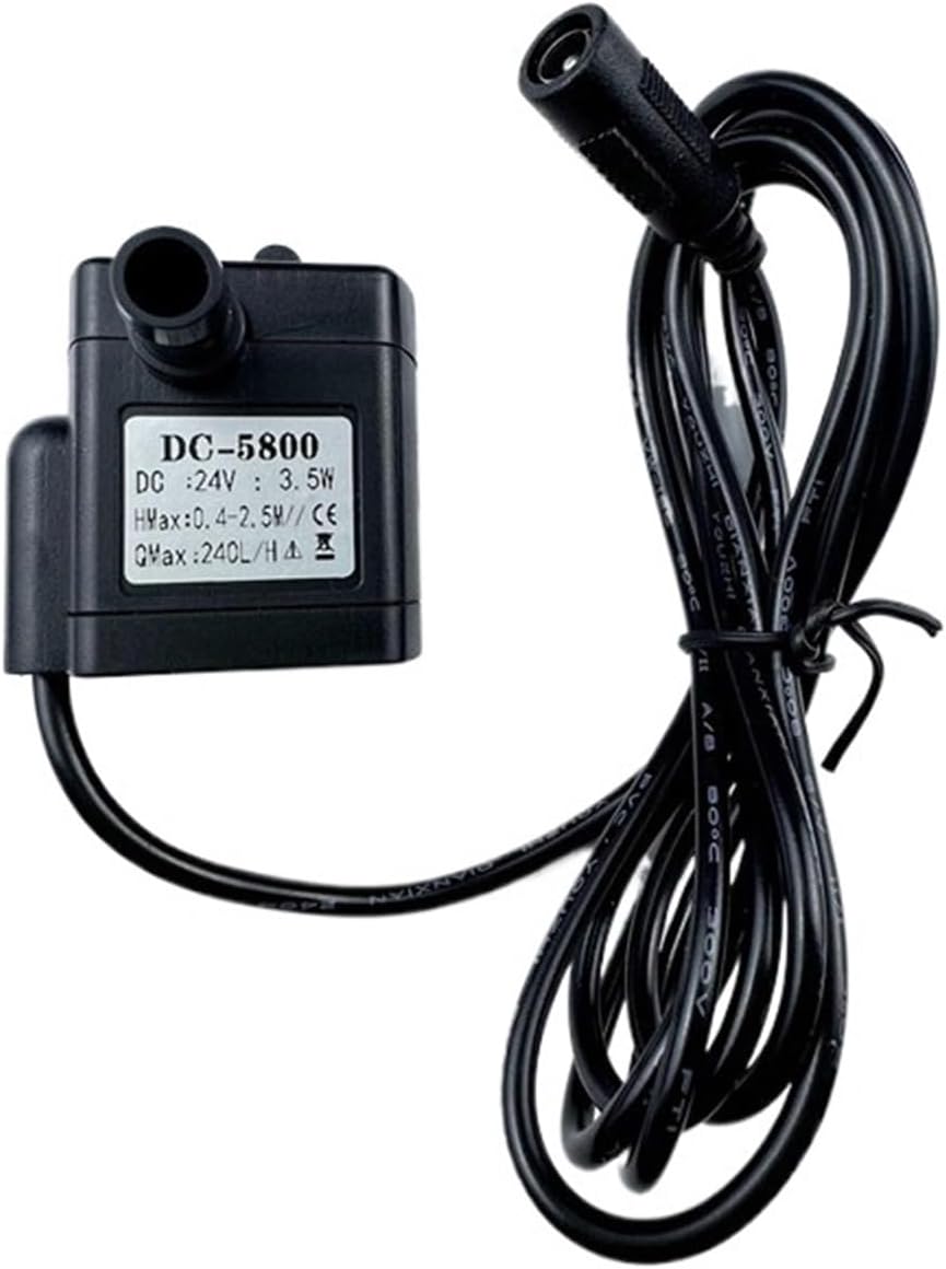 5V USB water pump 12V 24V Pumps For Submersible Aquarium Fish Tank Fountain Pond Pet water dispenser(12V 3A EU Plug)
