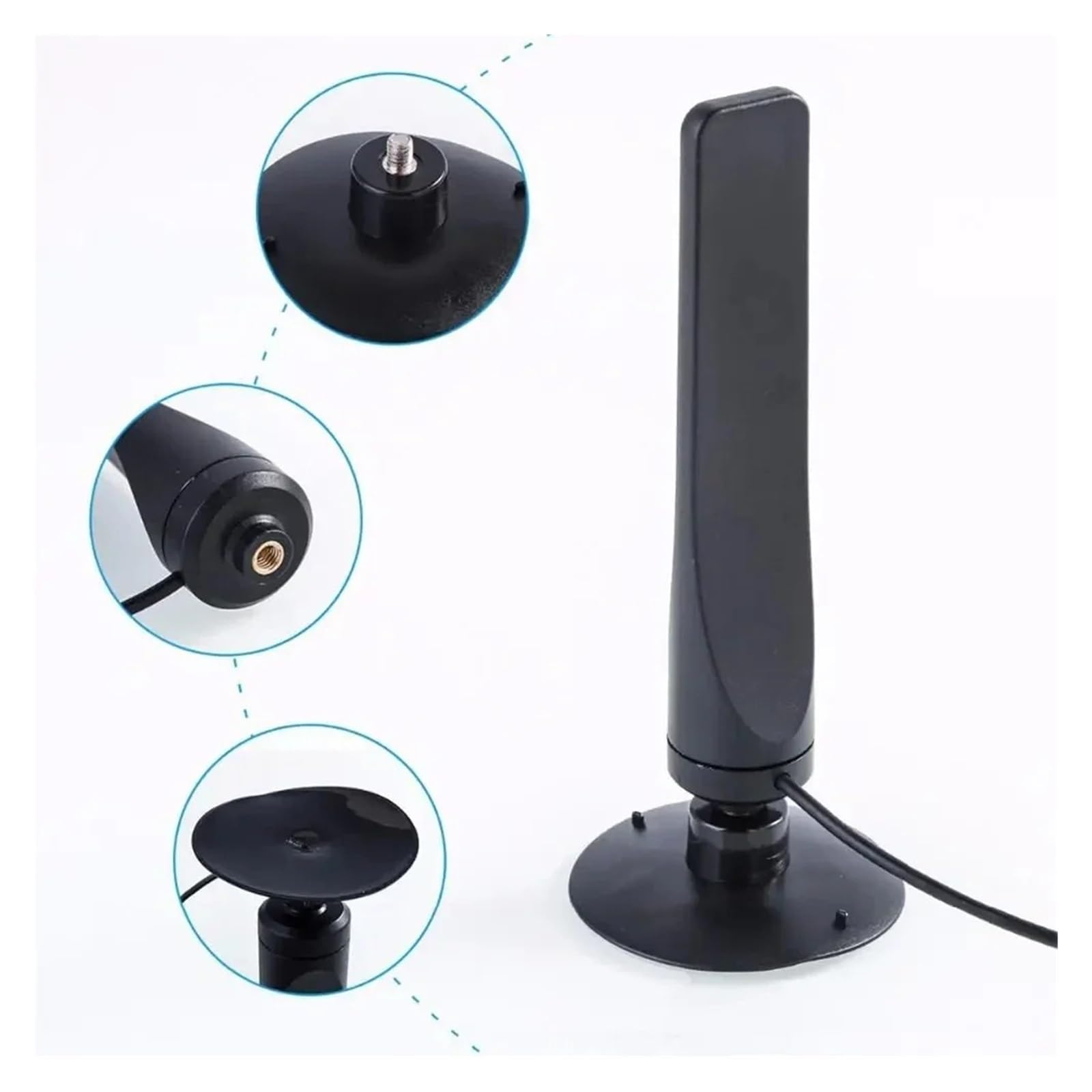 Amplificador De Antena TV Digital For Interiores, Receptor Señal Activa, HDTV Mini Cobertura más amplia(M6)