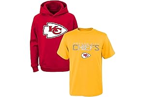 Kansas City Chiefs Youth & Boys Primary Logo Hoodie & T-Shirt 2-Pack Set