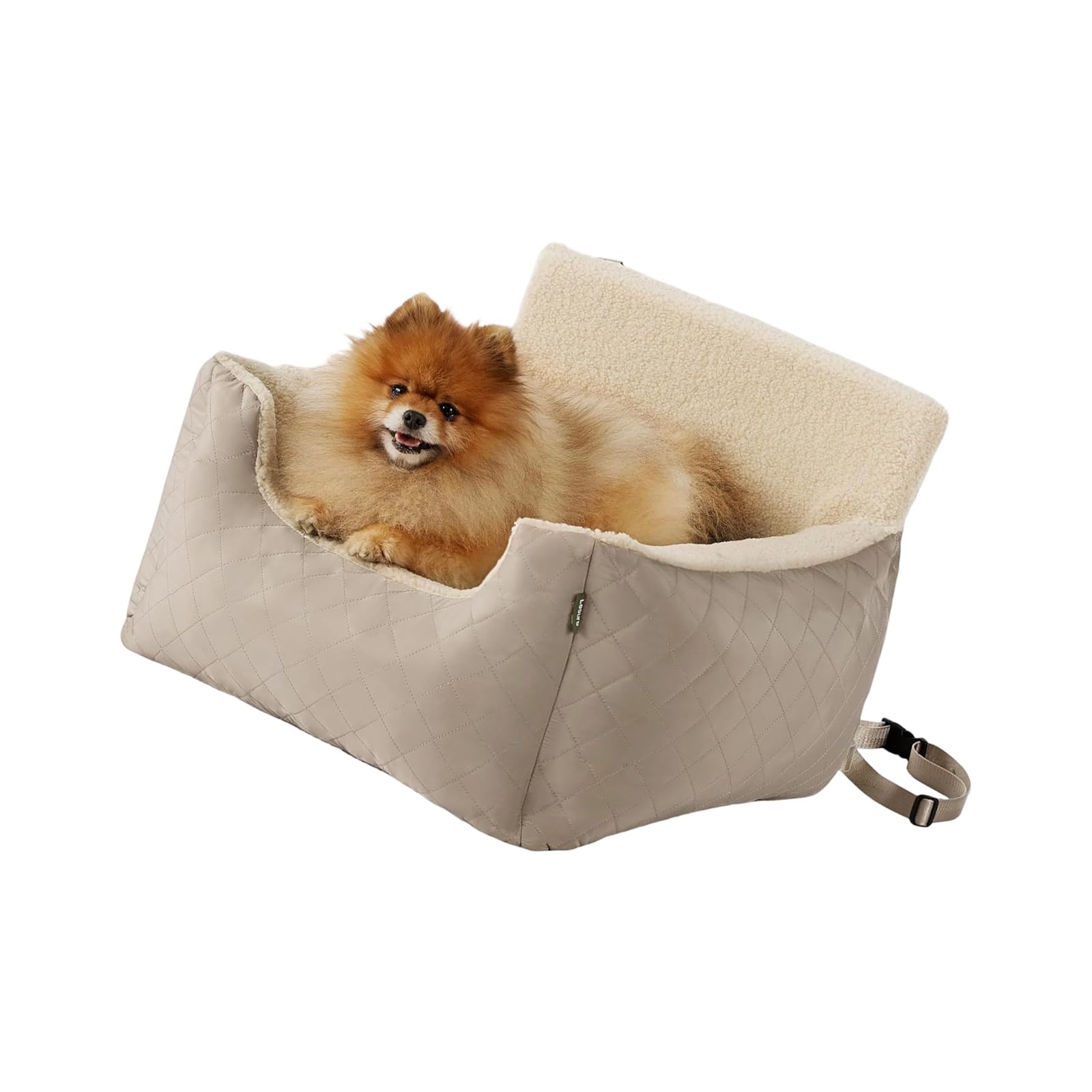 MICFENY Elevated Dog Boosters Providing Better Visibility and Security During Vehicle Rides Features Nonslip Base