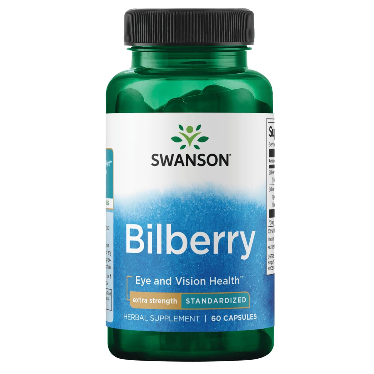 Extra-Strength Bilberry (Standardized) 100 Milligrams 60 Capsules