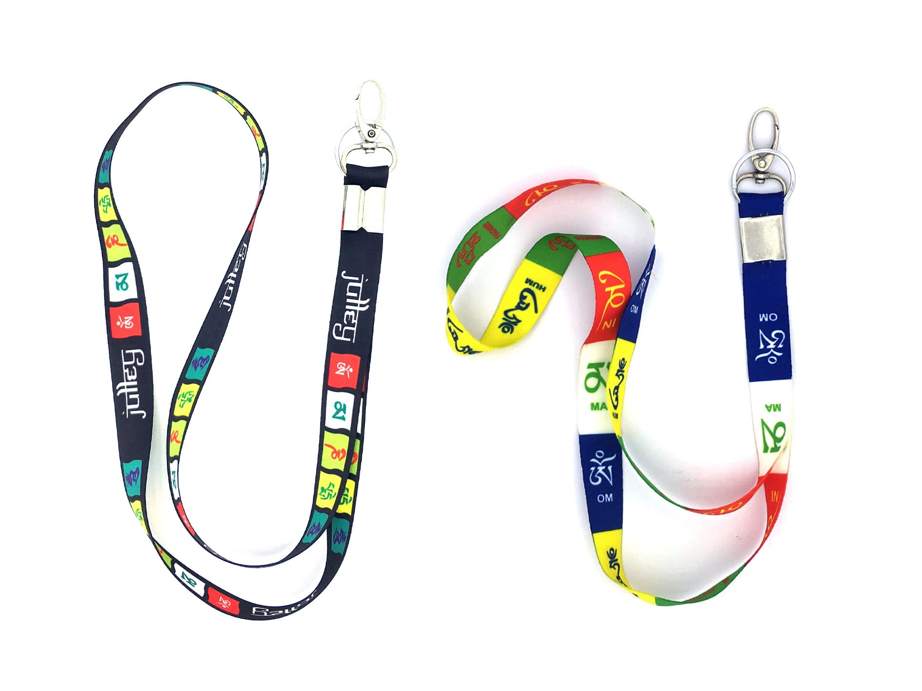 V2fashion_Tibetan Buddhist Combo of 2 Keychain's Long ID cards Lanyard Tibetan Buddhist Prayer Om Mani Padme Hum (Bike/car/Home/Office Decor) Pack of 2-image-12