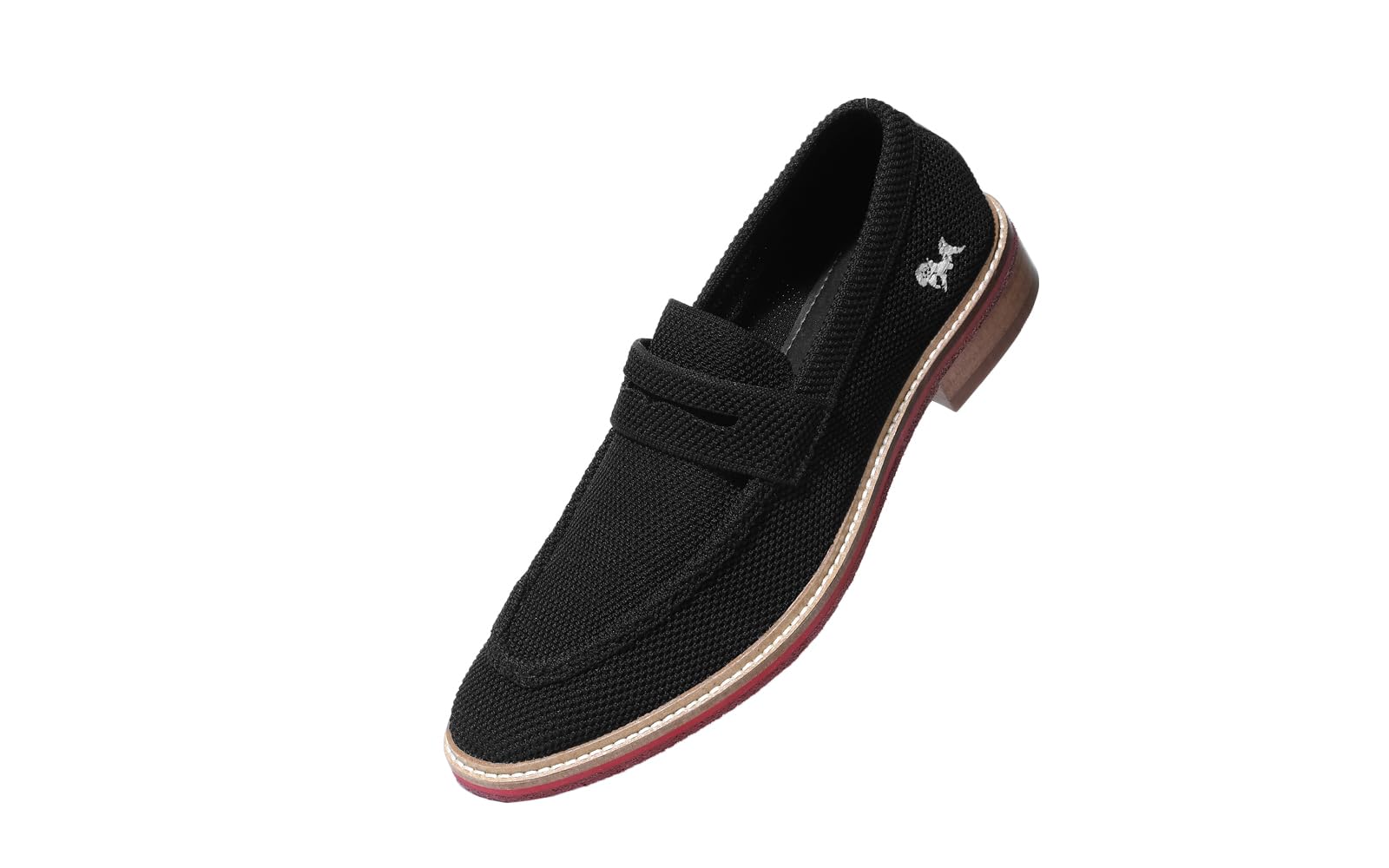 Neemans Block Heel Loafers for Mens | Breathable Knit Upper Comfortable & Flexible EVA Sole | Black UK11 (B0D97YJYT2) Amazon Price History, Amazon Price Tracker