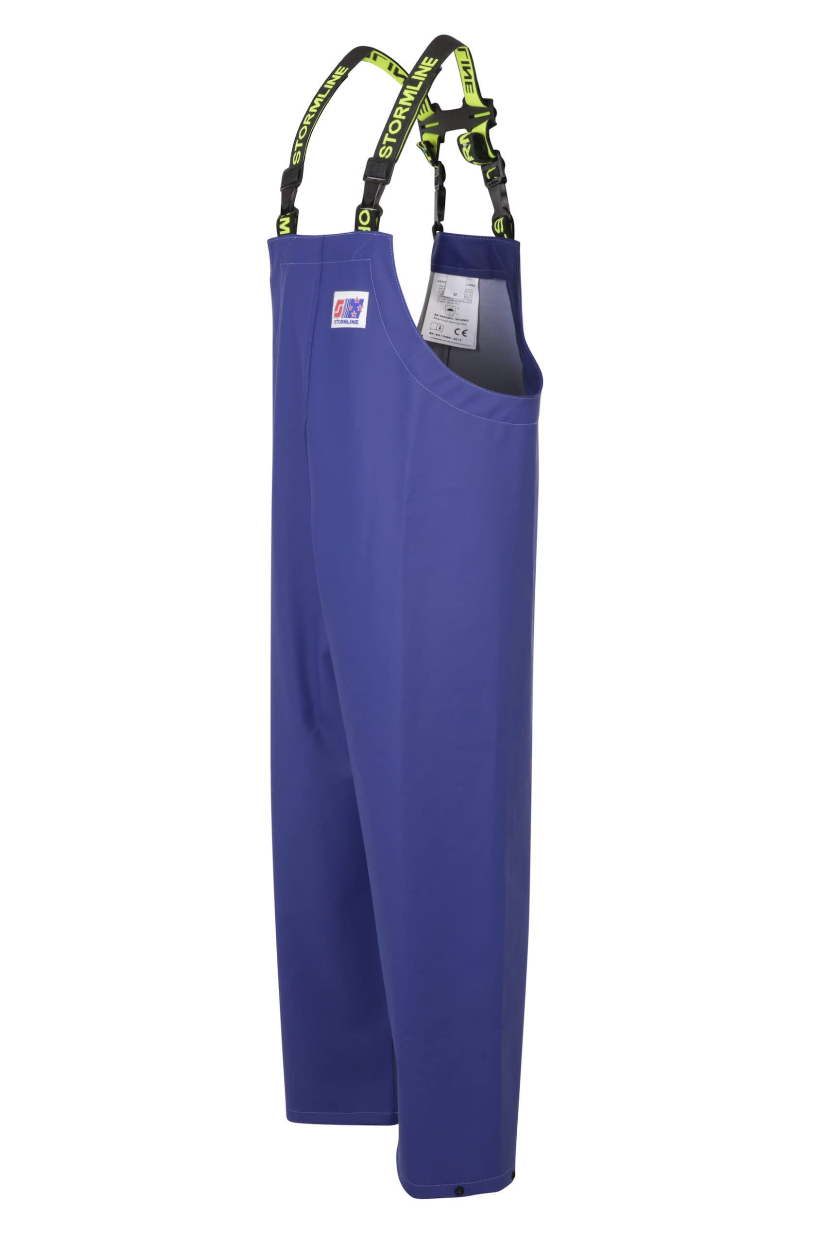 Stormline Stormline Stormtex 669 - Pantalón de trabajo impermeable de PVC de peso medio de 500 g/m² para agricultura, construcción, horticultura, ropa de trabajo, pesca, pesca y pesca - azul o verde