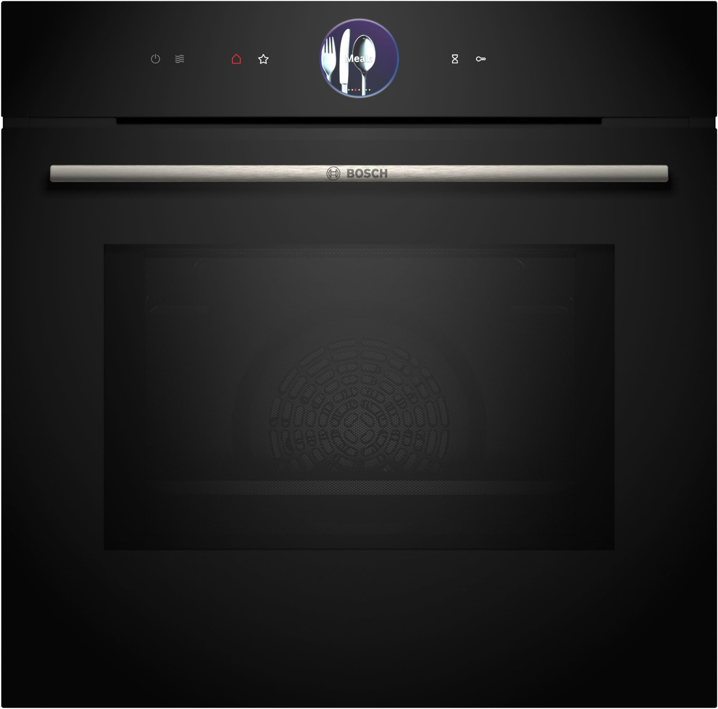 Bosch HBG676EB6 Serie 8 Smarter Einbau-Backofen, 60 x 60cm, Made in Germany, Pyrolyse Selbstreinigung, Bosch Assist Backeinstellung auf Knopfdruck, PerfectBake Backsensor, PerfectRoast Bratthermometer im Sale main image 1
