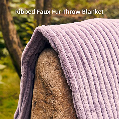 Gotcozy PX-THROW-R2 Electric Blanket Heated Throw 50''X60''- Ribbed Faux Fur Heated Blanket thumb #2
