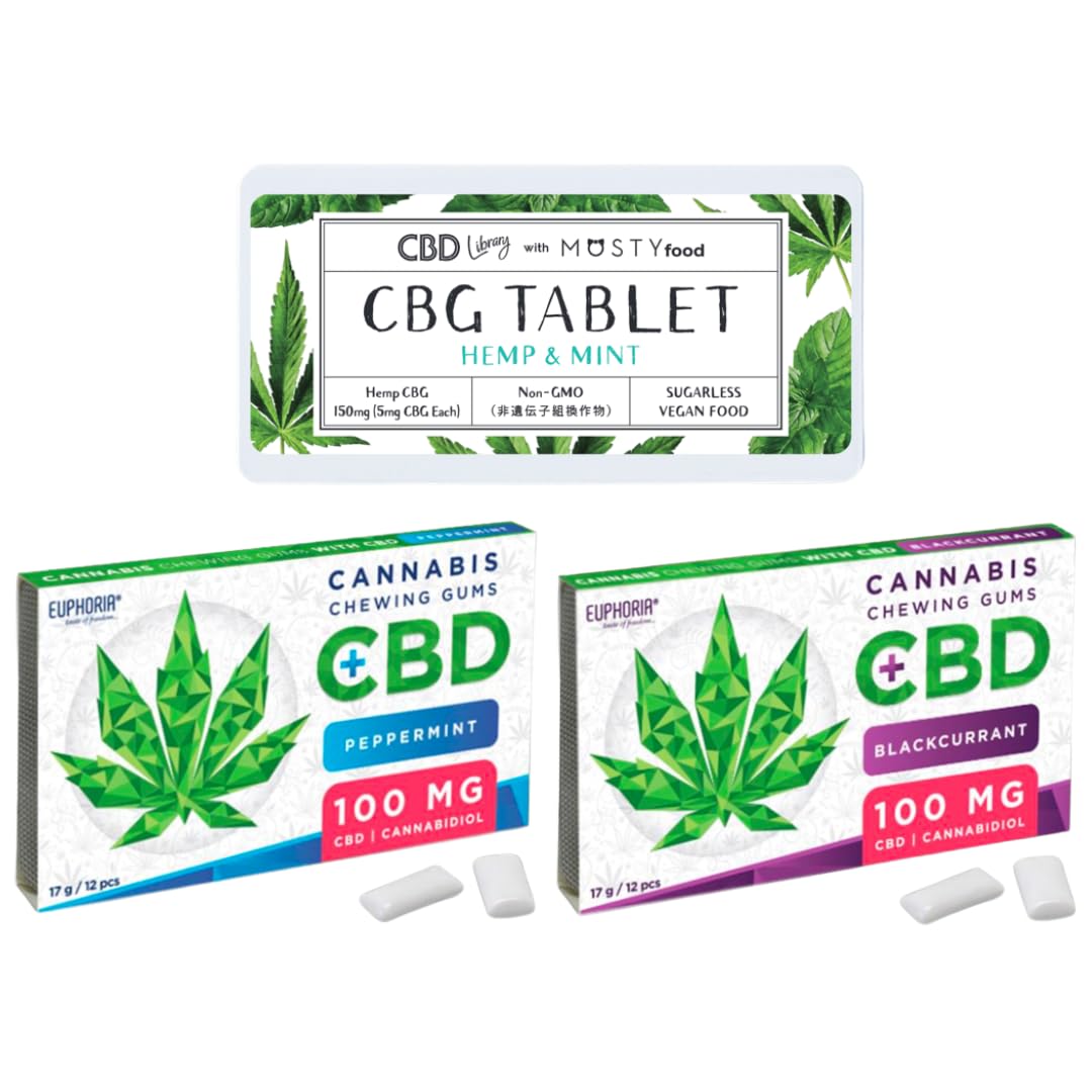 正規品　CBD キャナウェイ　ベイブ　マルチパック　ヘンプ　麻 Amazon.co.jp: ［CBD Library］CBDエディブルプレミアムセット- CBG